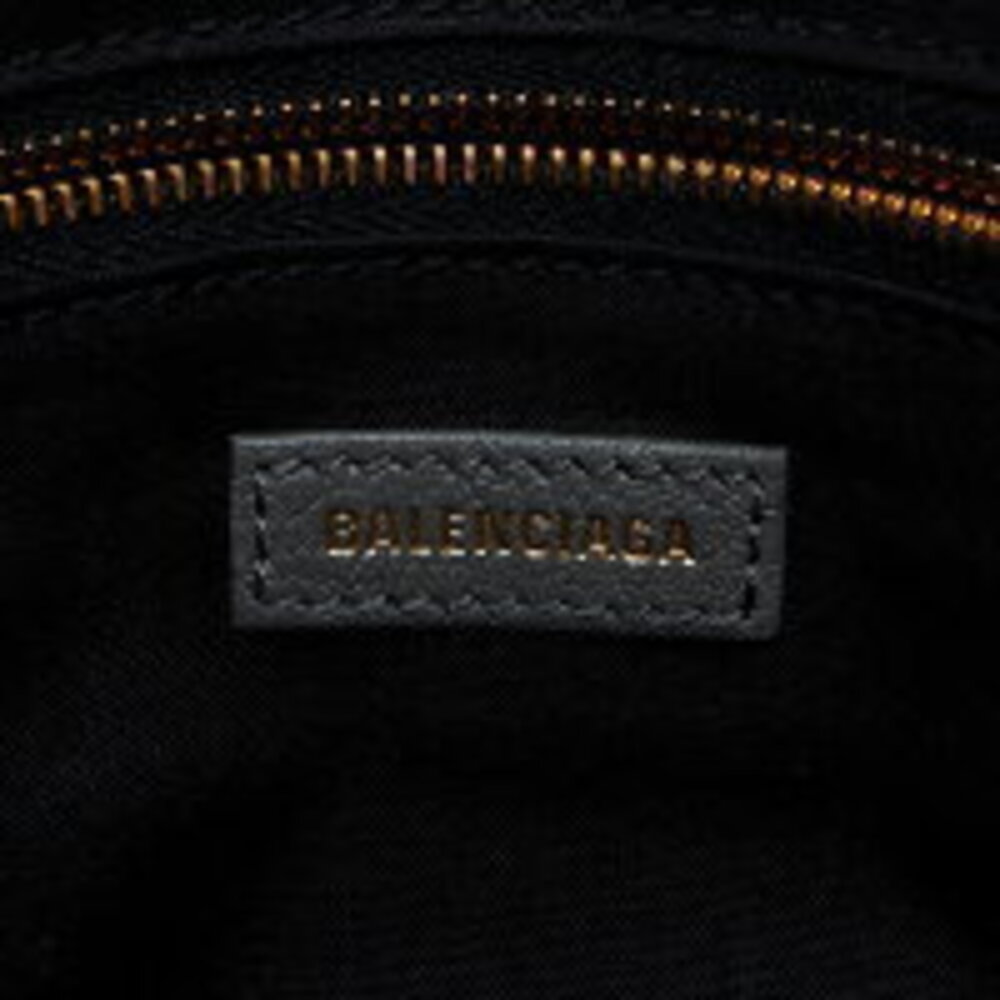 Balenciaga City Metallic Leather Shoulder Bag Gray - Picture 10 of 13